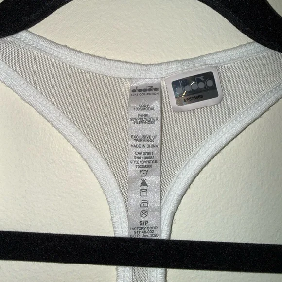 White Relaxed Tank Top - Picture 3 of 3